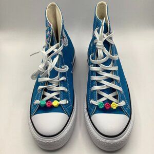 Converse Chuck Taylor All Star Lift Women's Lace Up Canvas Sneaker Size 9 Blue
